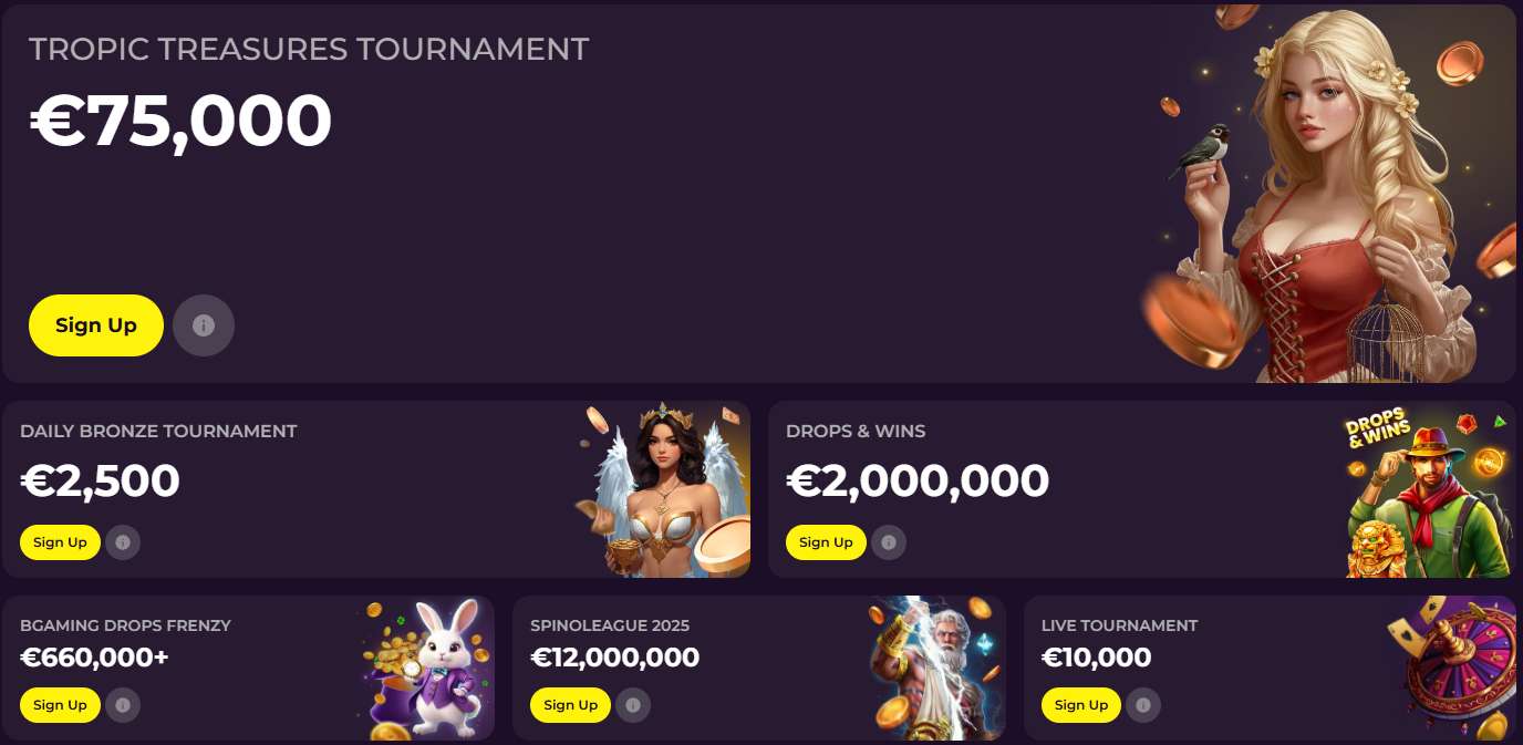 Toernooien Zumospin Casino